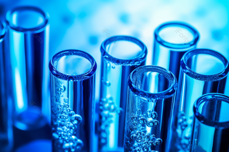 蓝色的科学实验室滴管试管特写,高清,摄影图,摄影图片,图片大全,摄影图免费下载